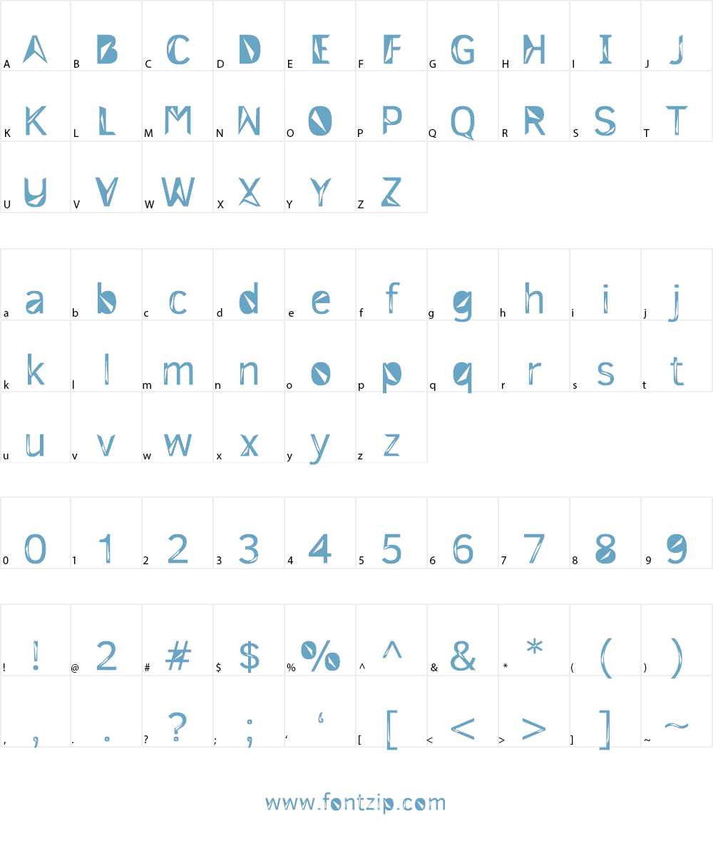 3M Trislan Font Character